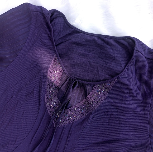 Purple summer top - Picture 2 of 4